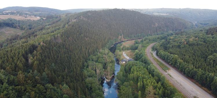 Vue aérienne Mâle Hé